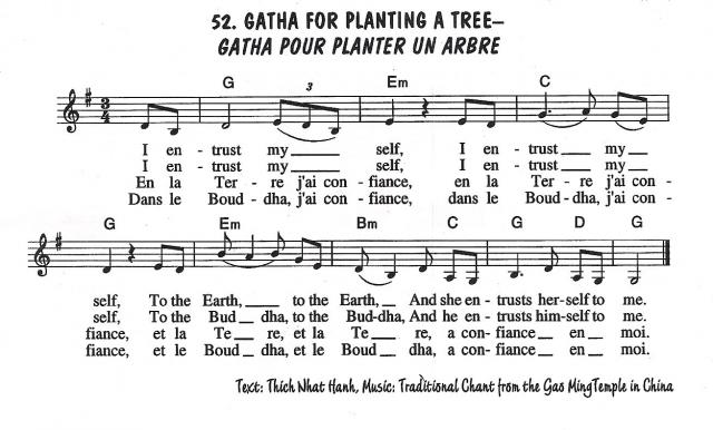 Gatha for planting a tree