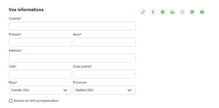 Vos renseignements personnels